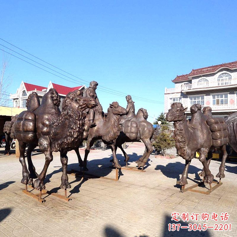 南阳茶马古道骆驼队