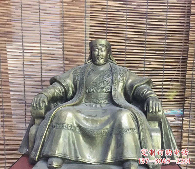 南阳成吉思汗神话中的雕像