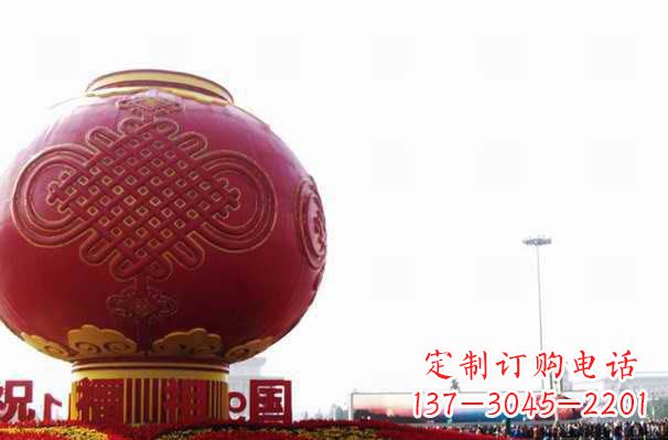 南阳不锈钢灯笼雕塑——美丽城市的艺术装饰