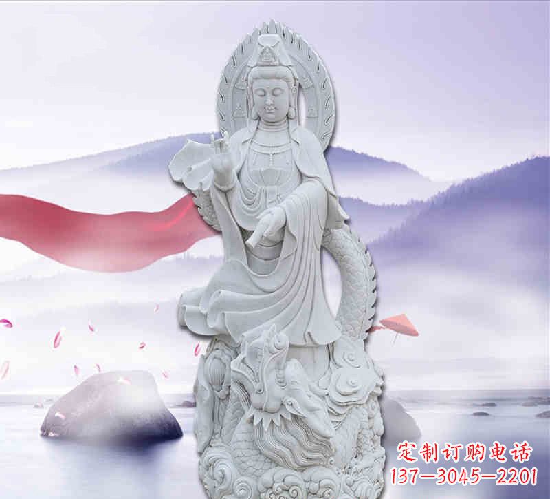 南阳乘龙观音石雕