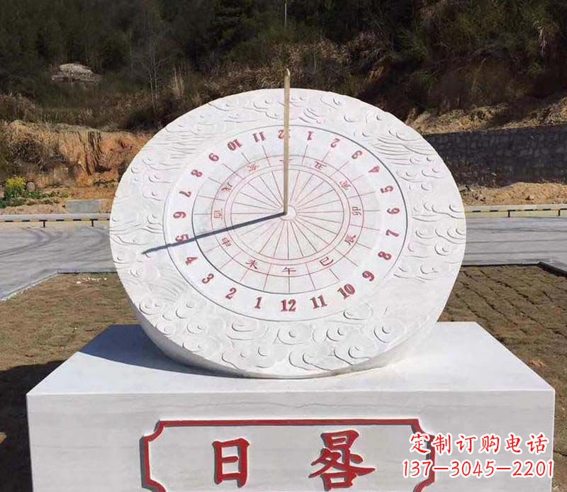 南阳赤道日晷校园石雕把美丽融入校园
