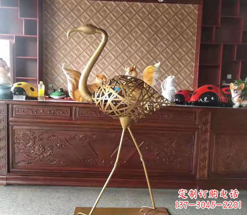 南阳火烈鸟雕塑精美绝伦