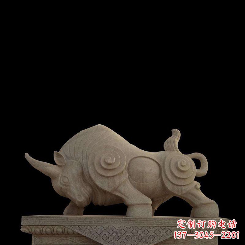 南阳神秘动物石雕摆件