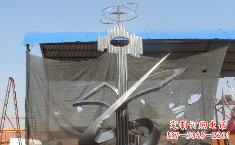 南阳引领校园文化的钥匙雕塑