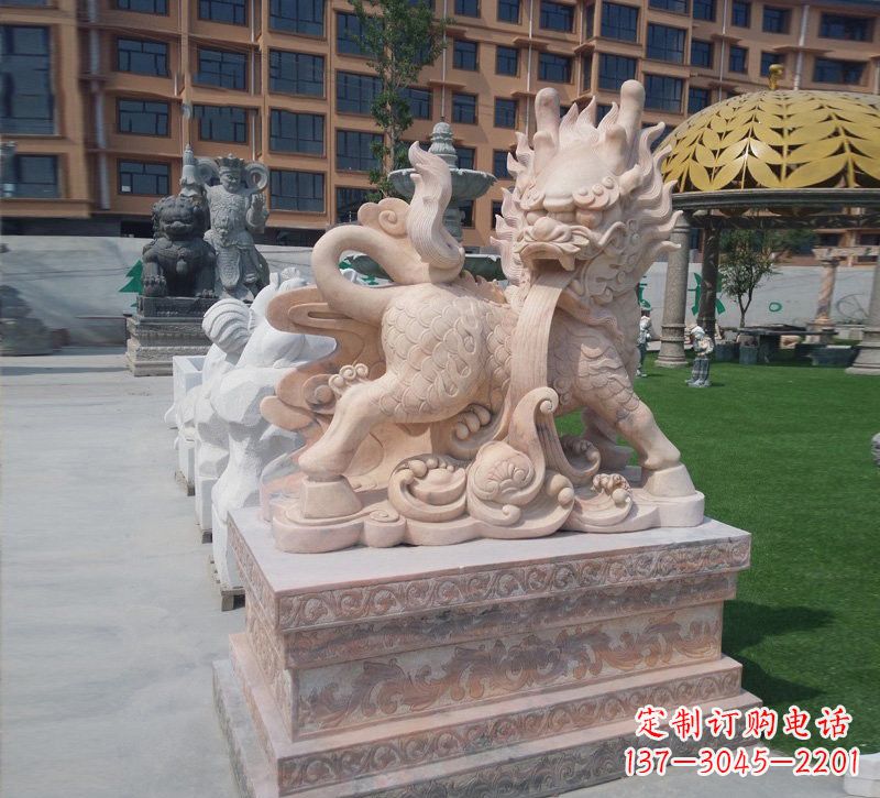 南阳传统石雕麒麟