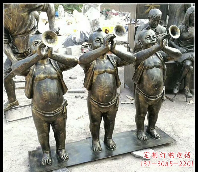 南阳儿童雕塑弘扬传统文化