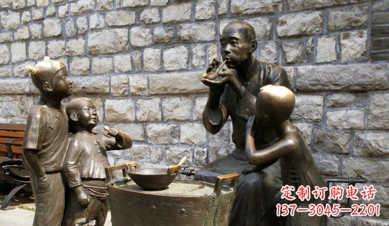 南阳糖果街的精美雕塑