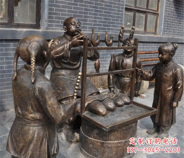 南阳糖人雕塑——街边温馨的小情调