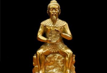 南阳伏羲大帝神像汇聚古老文明中的象征