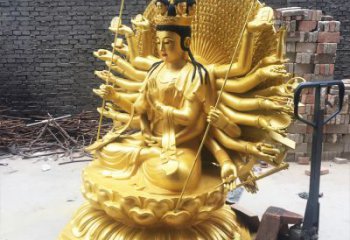 南阳精美纯铜千手观音雕塑