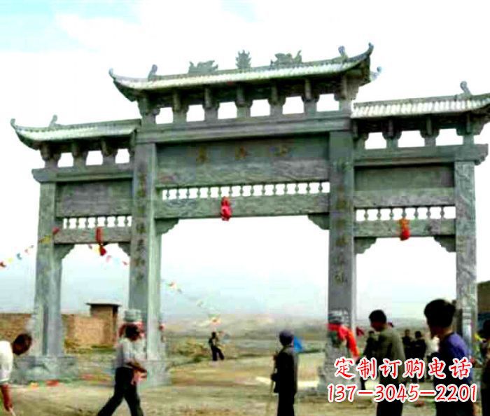 南阳该牌坊雕塑
