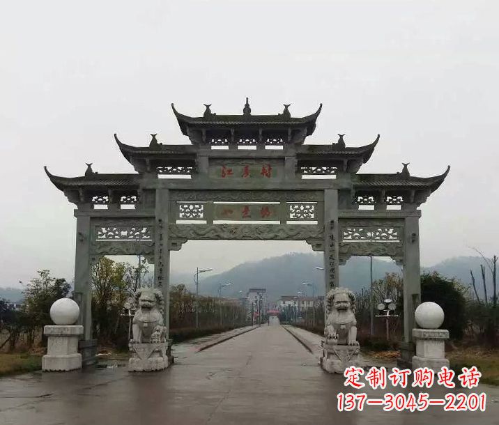 南阳牌坊石雕传承民间文化