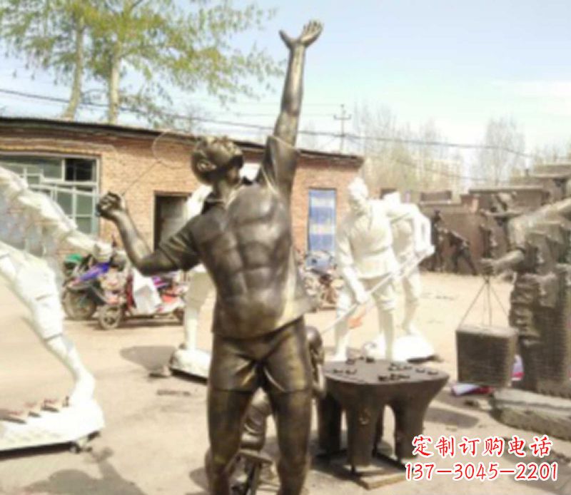 南阳羽毛球雕塑传承运动精神