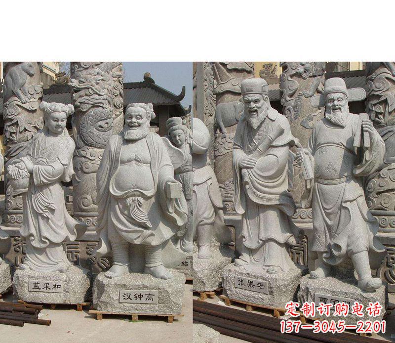 南阳大理石八仙雕塑神秘的艺术之美