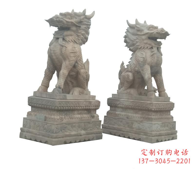 南阳大理石麒麟神秘之门的守护者