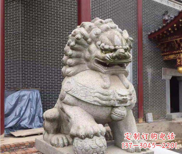 南阳巨型大理石狮子雕塑