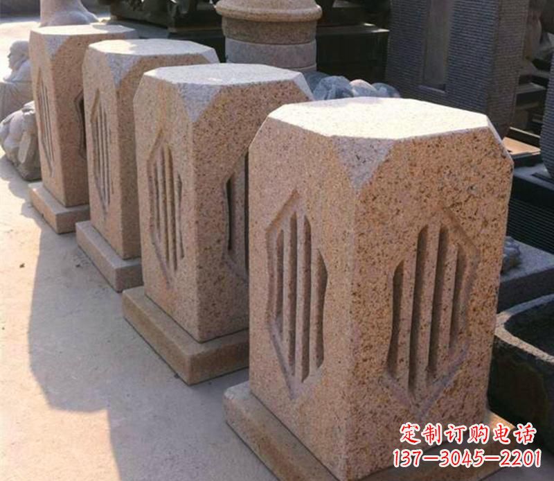 南阳精美的大理石灯雕塑