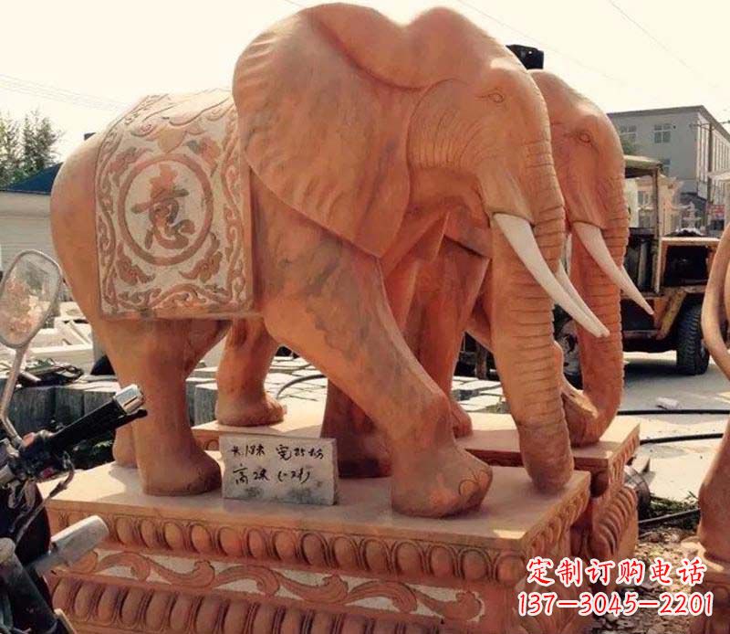南阳大象雕塑 传承古典文化的艺术精品