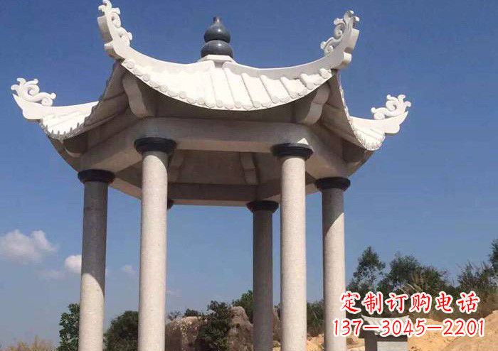 南阳大理石凉亭雕塑——传承古代工艺之精粹