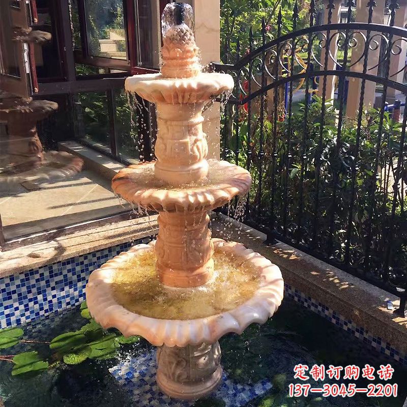 南阳大理石雕刻风水球赋予神秘力量