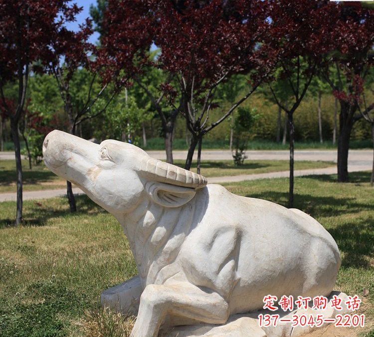 南阳大理石动物雕塑传承文化的艺术精品