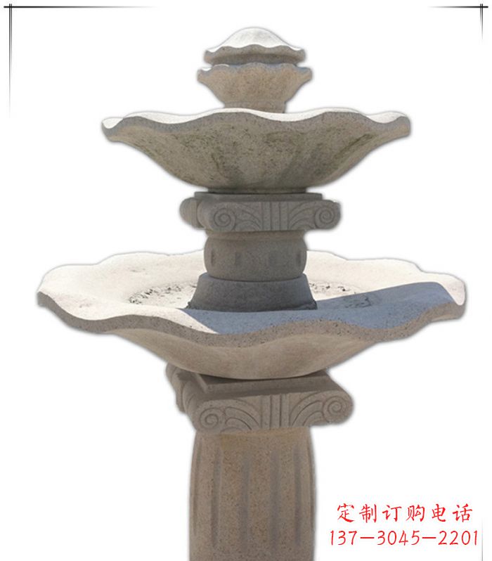 南阳大理石多层喷泉石雕精美绝伦的艺术形式