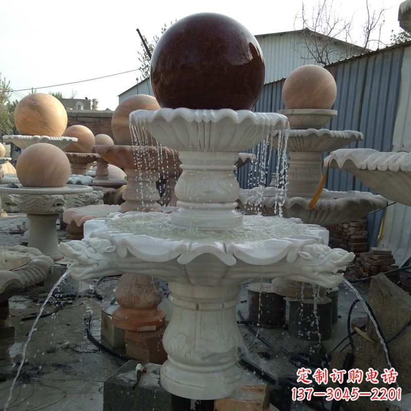 南阳大理石风水球雕塑传统文化的艺术精髓
