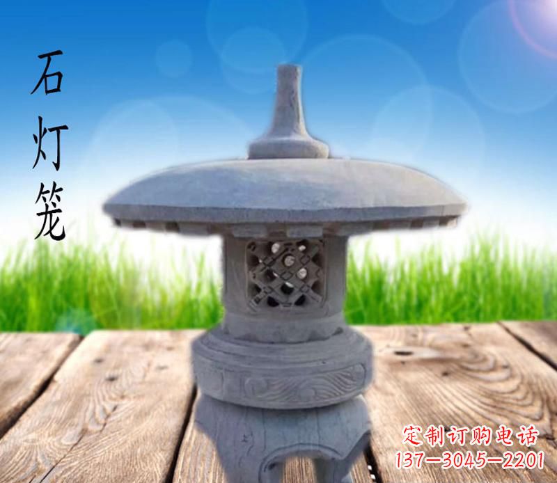 南阳大理石公园石灯笼雕塑