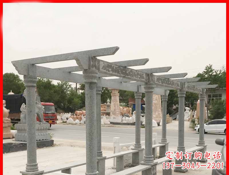 南阳大理石公园石雕长廊高端定制雕塑