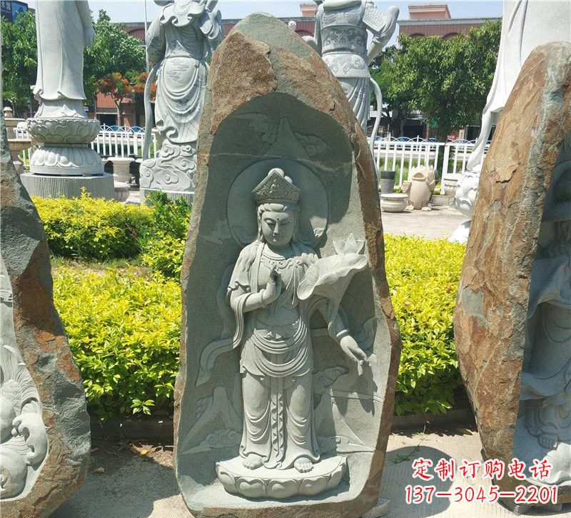 南阳大理石观音像,以灵性铭刻记忆