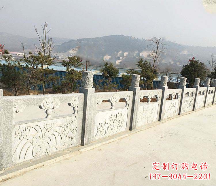 南阳大理石护城河栏板石雕