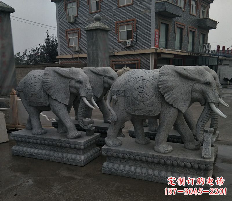 南阳唯美雕刻大象雕塑