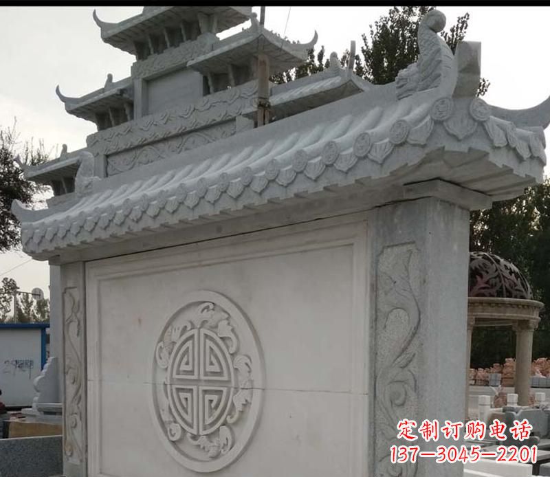 南阳精美大理石影壁雕塑