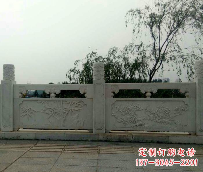 南阳大理石景区栏板石雕 (3)