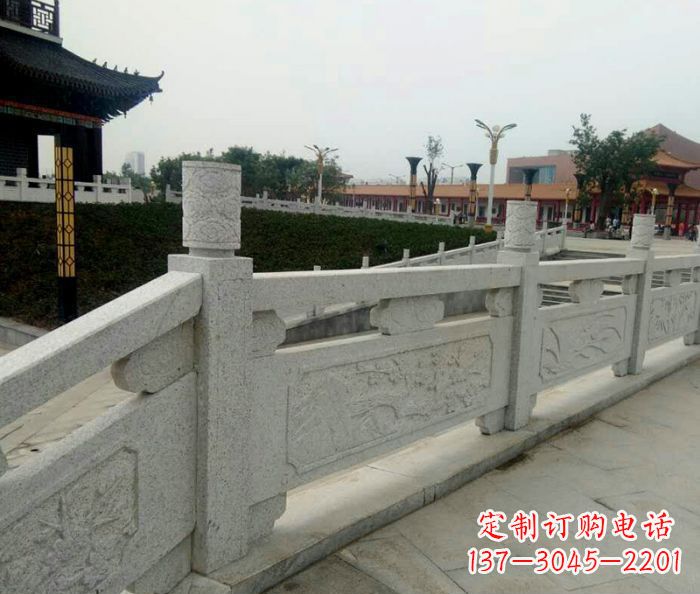 南阳大理石景区栏板石雕_1