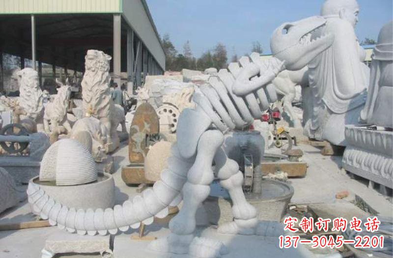 南阳大理石恐龙石雕