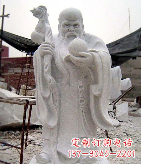 南阳大理石寿星雕塑