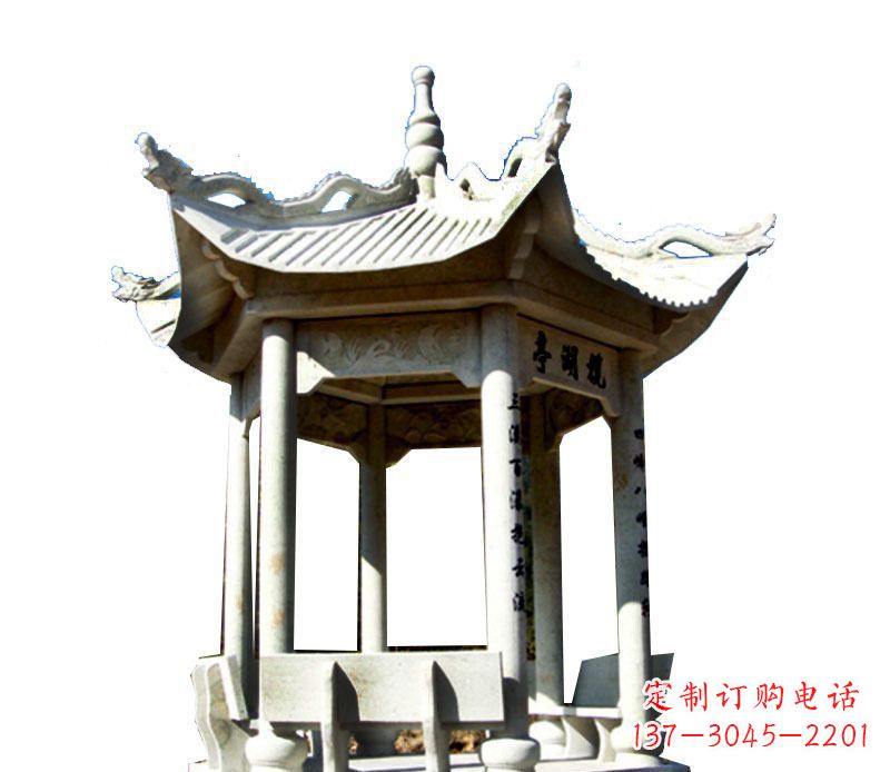 南阳大理石凉亭石雕,历史韵味浓郁