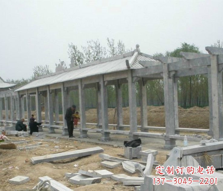 南阳大理石凉亭长廊石雕
