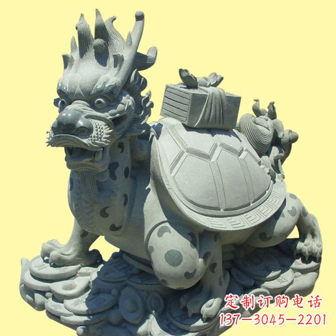 南阳大理石龙龟雕塑