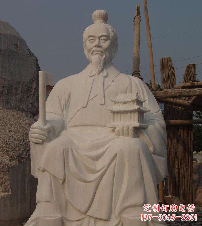 南阳传承古典艺术,精美手工鲁班雕塑