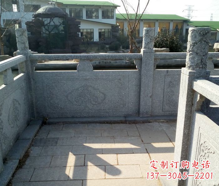 南阳精美大理石栏板雕塑
