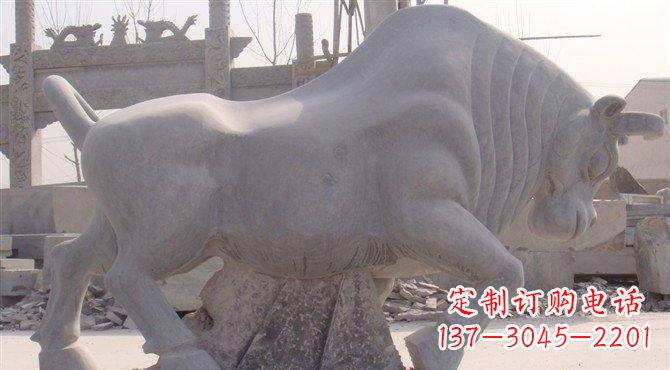 南阳大理石牛雕塑222