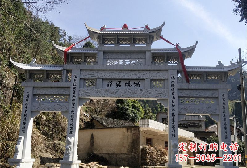 南阳大理石牌坊雕塑尊贵雕塑,永久保存