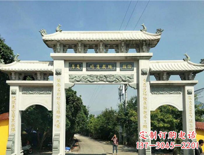 南阳大理石牌坊雕塑