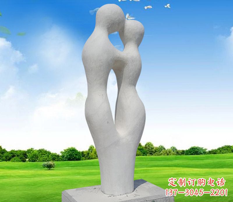 南阳情侣石雕,永恒的爱恋