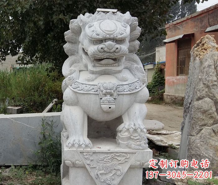 南阳精美狮子雕塑,拥有震撼心灵的魅力