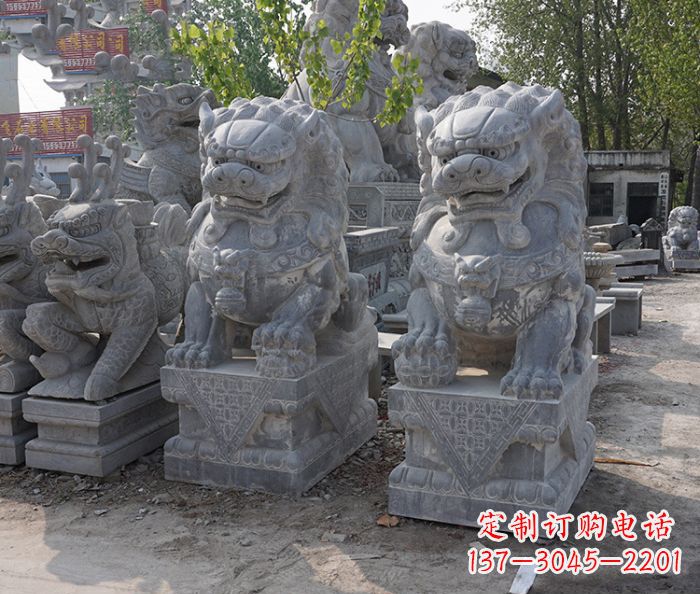 南阳大理石狮子雕塑