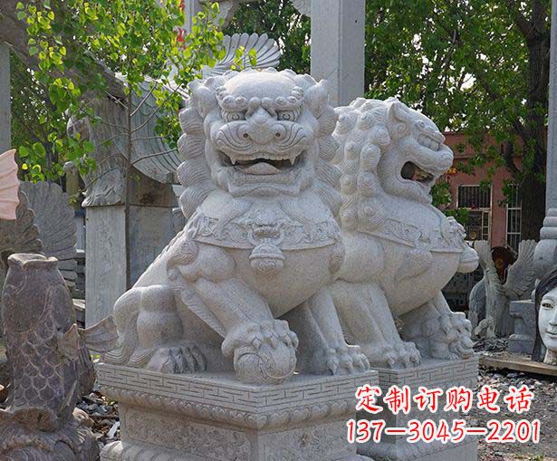 南阳中领雕塑狮子雕塑定制