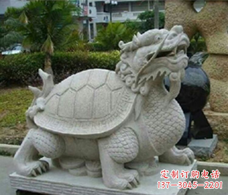 南阳大理石铜钱龙雕塑